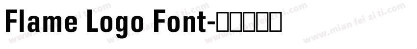 Flame Logo Font字体转换